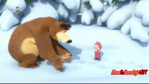 Детские песенки - Маша и медведь - песня про следы