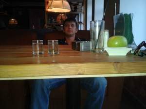 Две рюмки водки - на столе