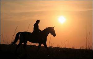 Неизвестен - выйду ночью в поле с конем (минус)