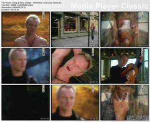 Sting feat. Mary J. Blige - Whenever I say your name