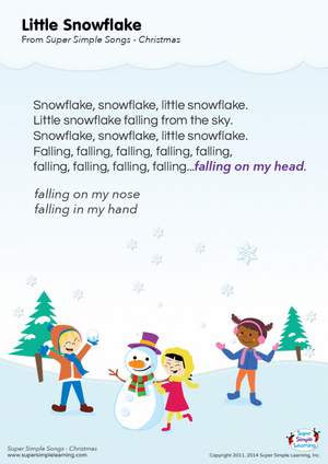 Super Simple Learning - Little Snowflake