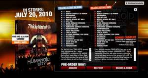 Tokio Hotel - Alien English Version (Humanoid City Live CD)