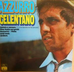 Adriano Celentano - Azzurro, 1971. LP, side A