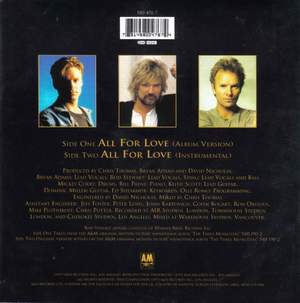 Bryan Adams & Rob Stewart & Sting - All For Love (Stewart&Sting)