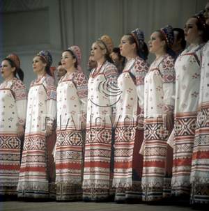 Русский народный хор имени М.Е. Пятницкого - Мосток (вместе с Н. Кадышевой)